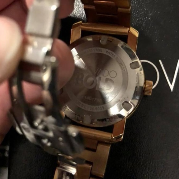 Movado Bold Rose Gold Timepiece - Picture 5 of 8